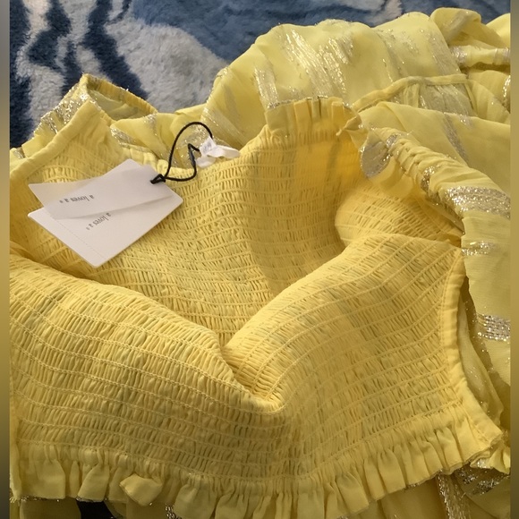 🆕 A love A Lurex Metallic Tiered Maxi Dress. - Picture 13 of 13